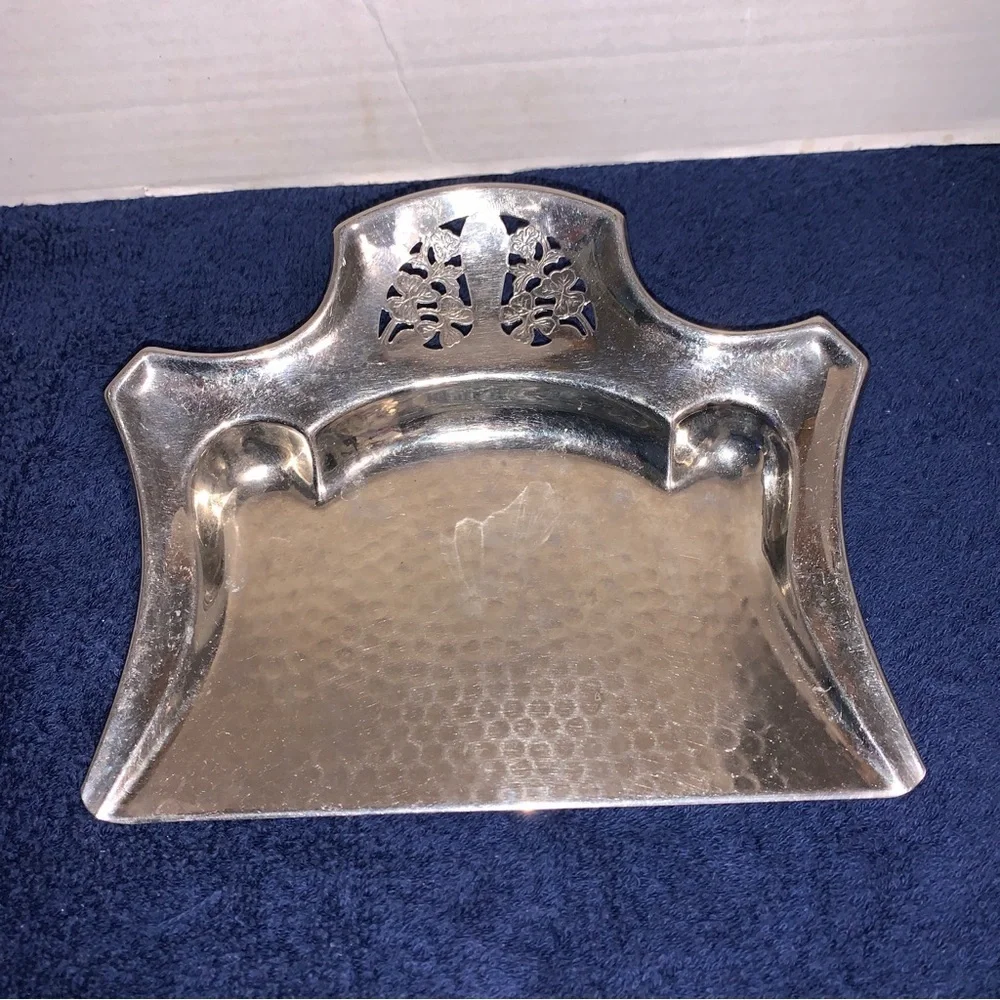 Vtg. Farberware Silver Tone Table Crumb Catcher Tray Silent Butler Brooklyn, Ny